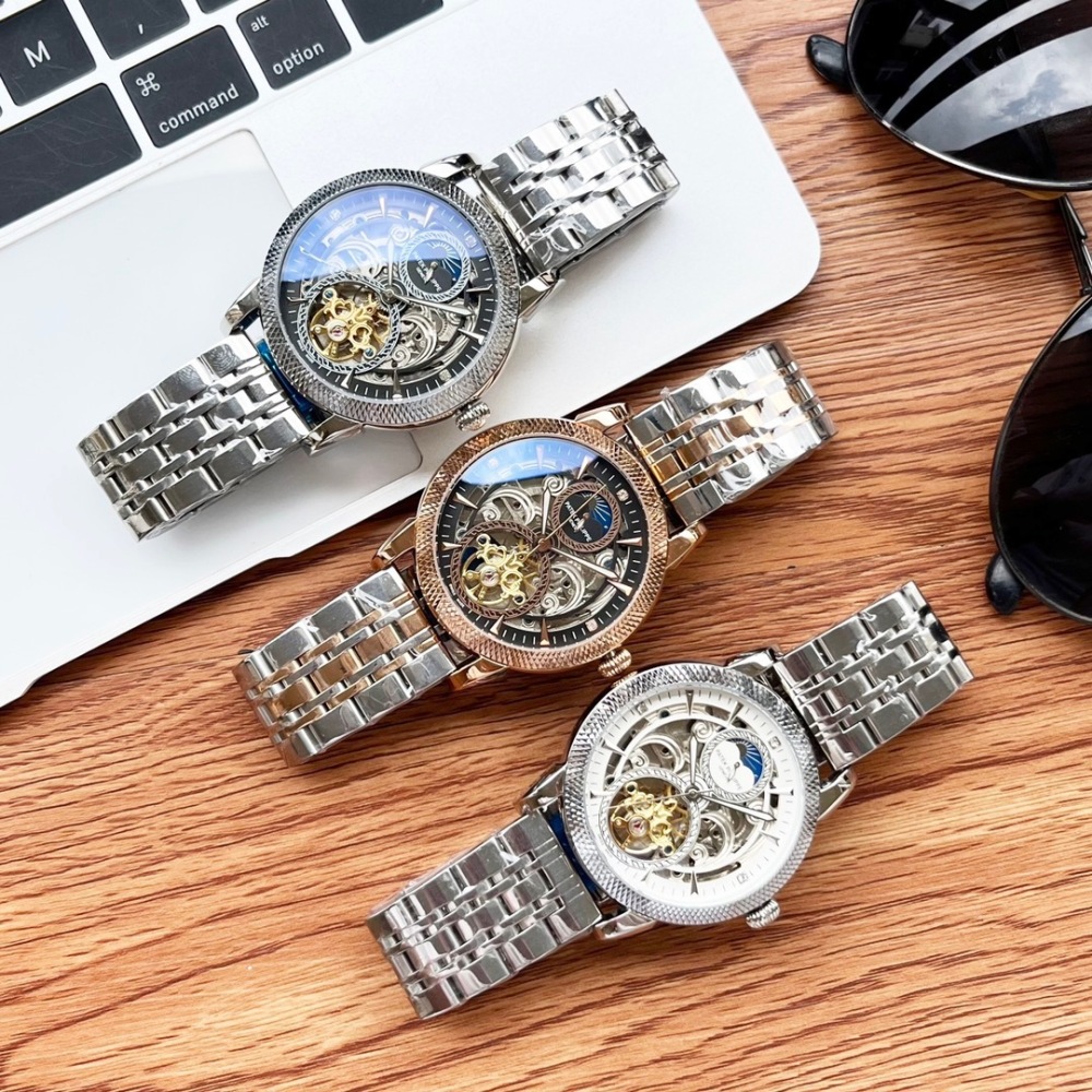Men's Automatic Mechanical Watch 904L Stainless Steel 43  mm- PH  53