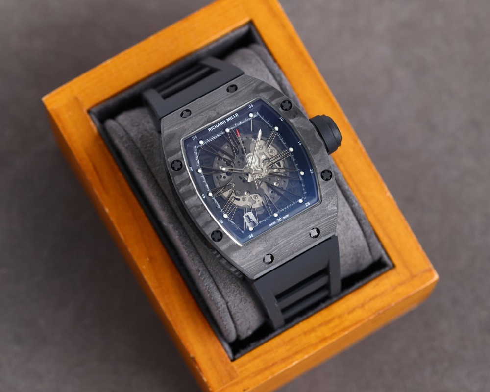 Men's Automatic Mechanical Watch 904L Stainless Steel 44  mm- RM  44