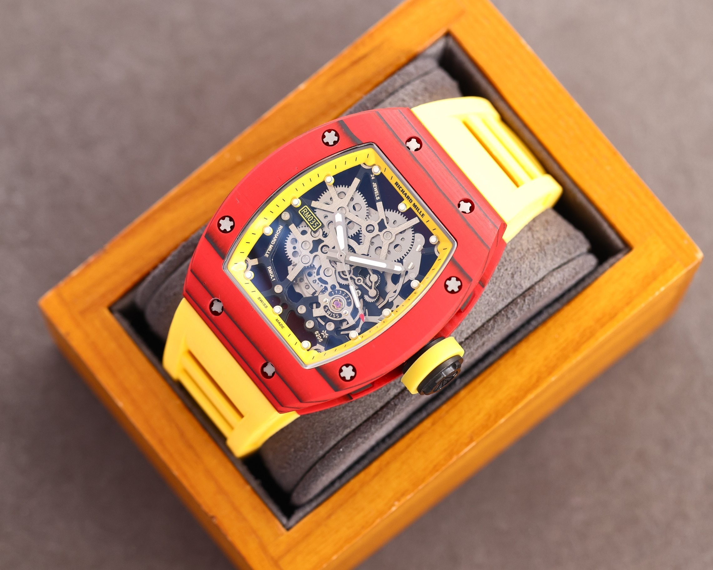 Men's Automatic Mechanical Watch 904L Stainless Steel 50x40  mm- RM  34