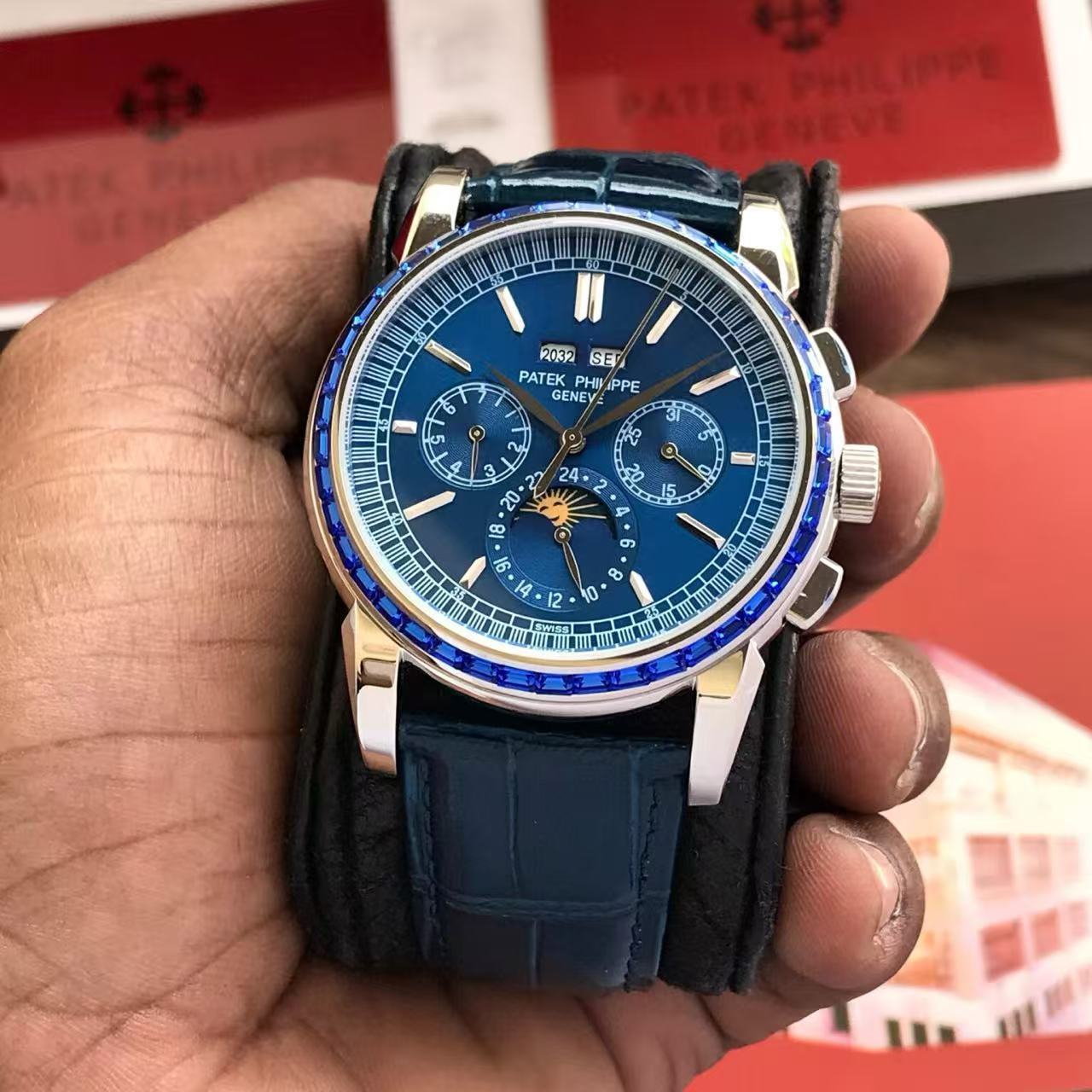 Men's Automatic Mechanical Watch 904L Stainless Steel 43 mm- PH 100