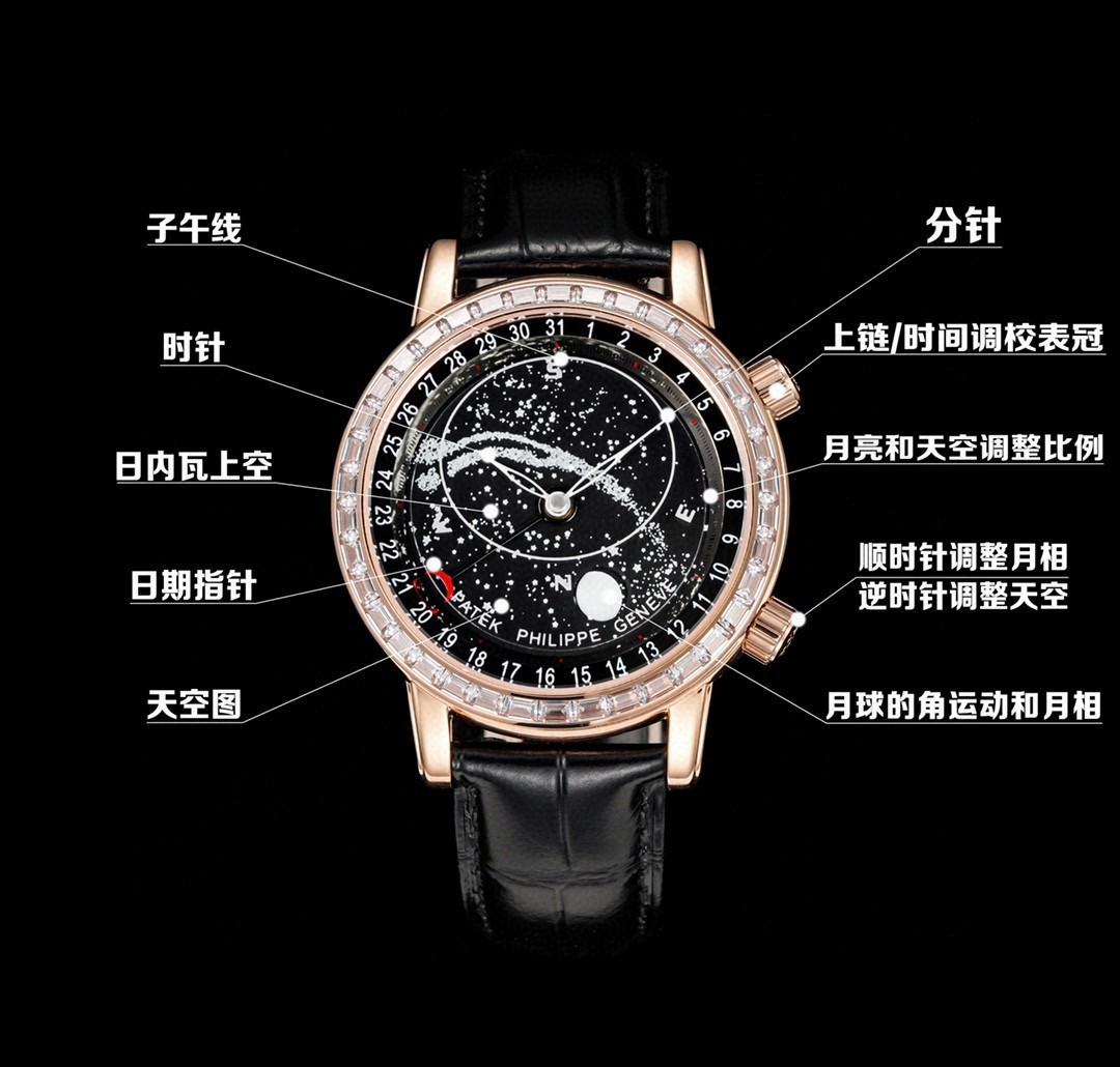 Men's Automatic Mechanical Watch 904L Stainless Steel 44mm- PH  87