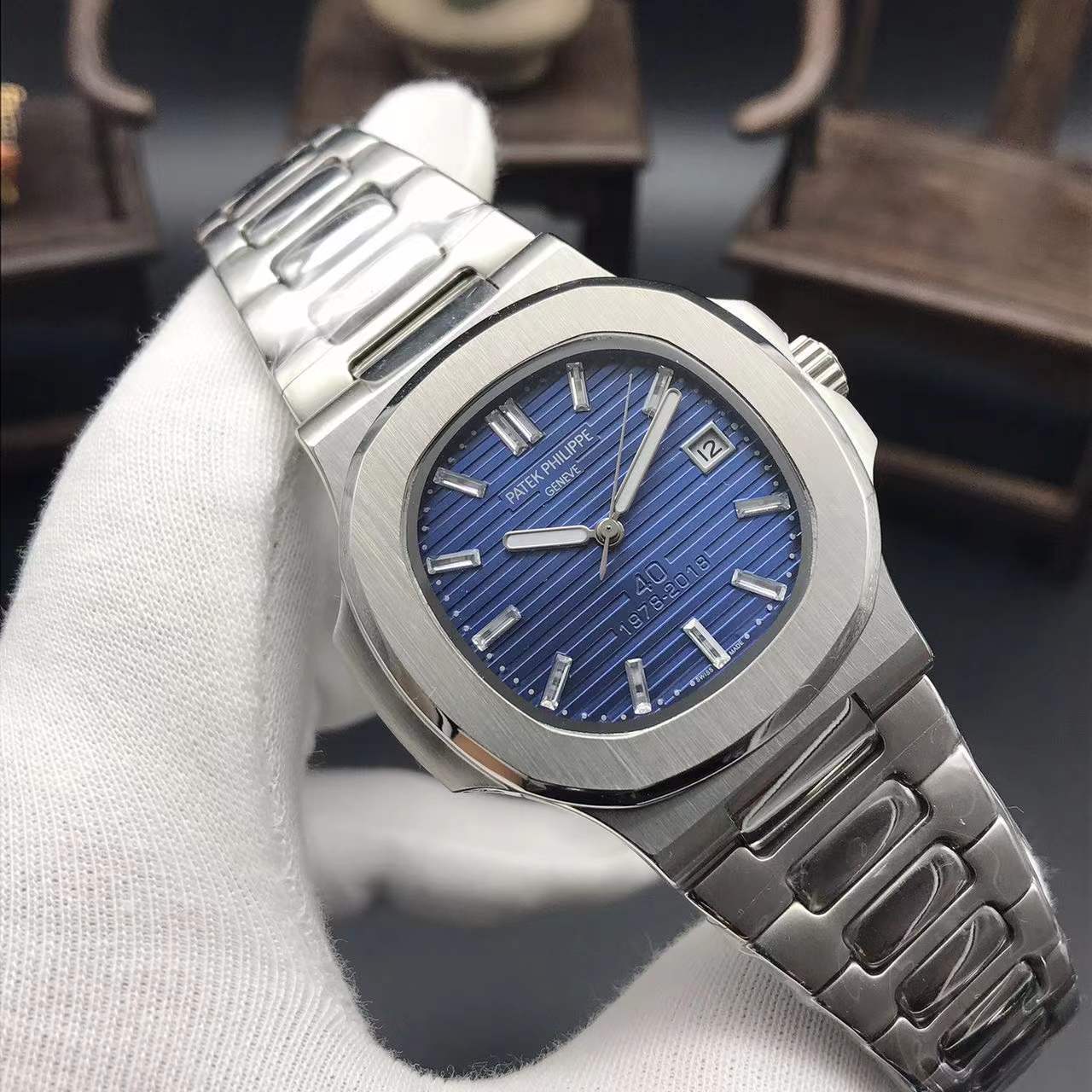 Men's Automatic Mechanical Watch 904L Stainless Steel 38 mm- PH  5