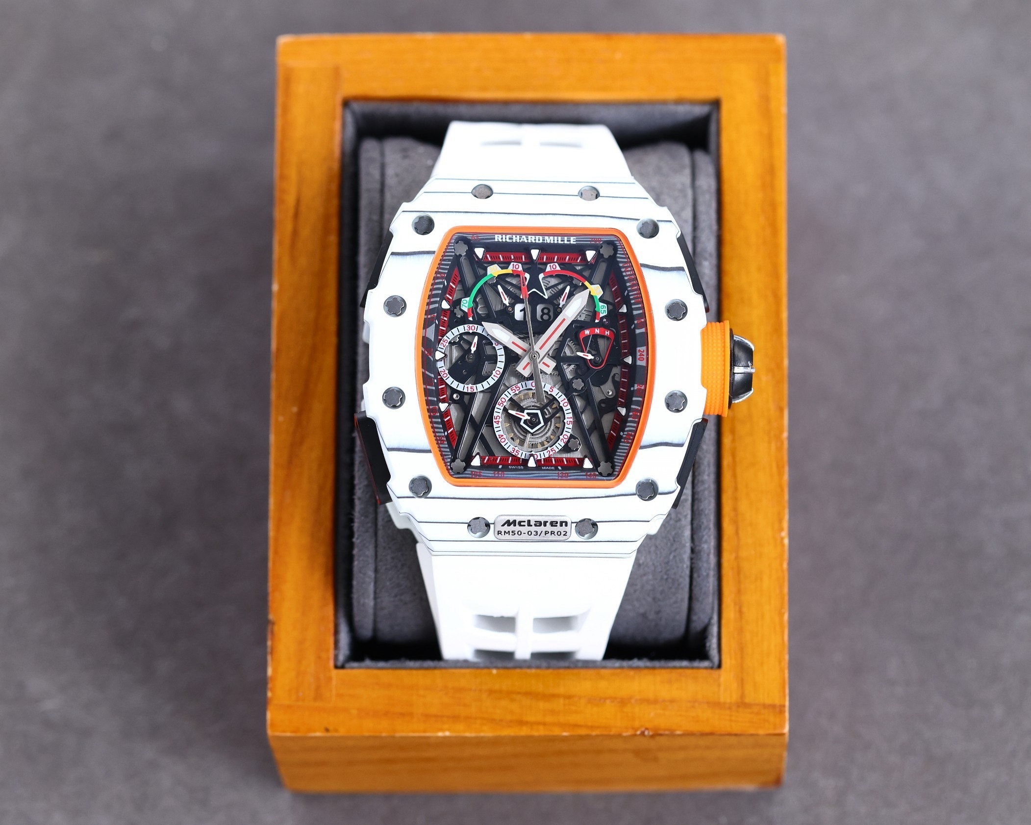 Men's Automatic Mechanical Watch 904L Stainless Steel 50x40  mm- RM  49