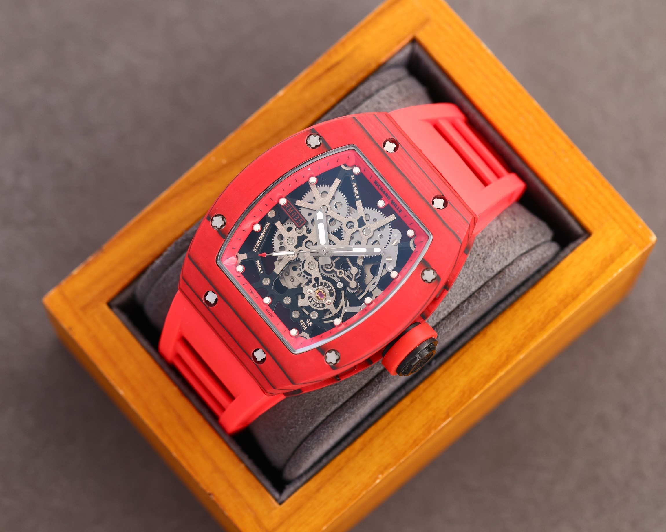Men's Automatic Mechanical Watch 904L Stainless Steel 50x40  mm- RM  34