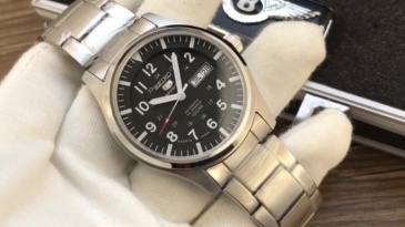 Men's Automatic Mechanical Watch 904L Stainless Steel 43 mm- SK 8