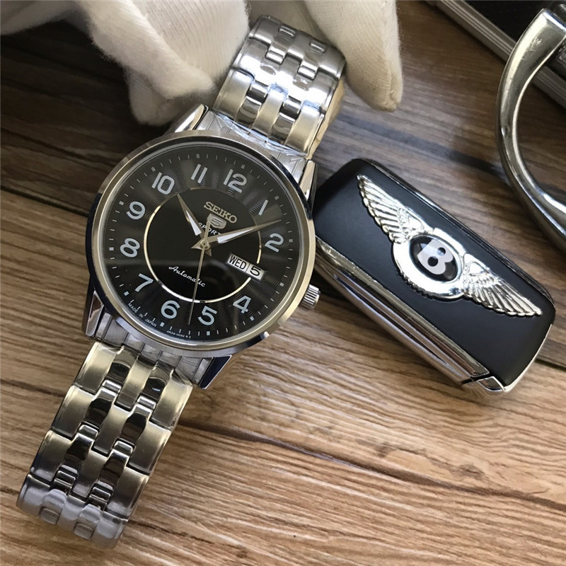 Men's Automatic Mechanical Watch 904L Stainless Steel 43 mm- SK 9