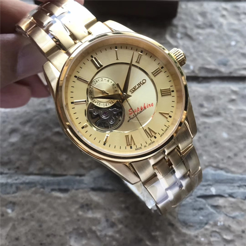 Men's Automatic Mechanical Watch 904L Stainless Steel 40 mm- SK 24