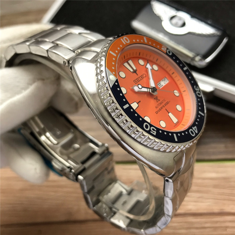 Men's Automatic Mechanical Watch 904L Stainless Steel 43 mm- SK 7