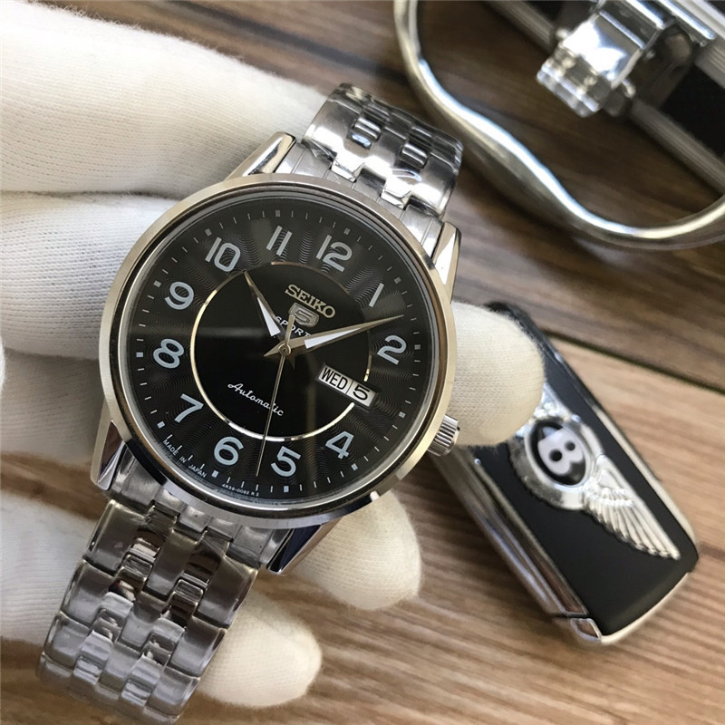 Men's Automatic Mechanical Watch 904L Stainless Steel 43 mm- SK 9