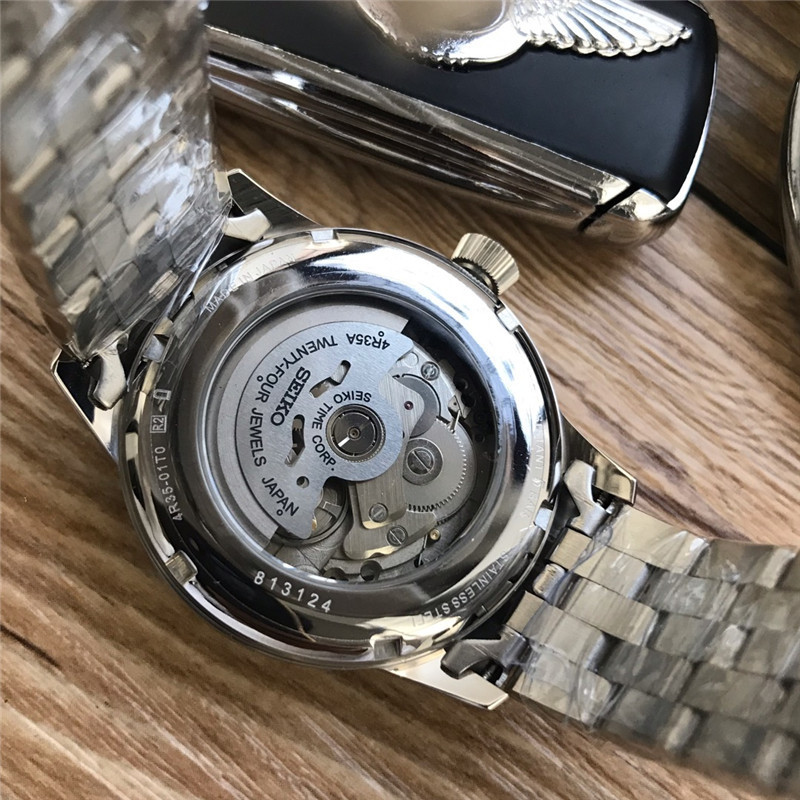 Men's Automatic Mechanical Watch 904L Stainless Steel 43mm- SK 12