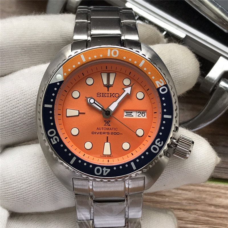 Men's Automatic Mechanical Watch 904L Stainless Steel 43 mm- SK 7