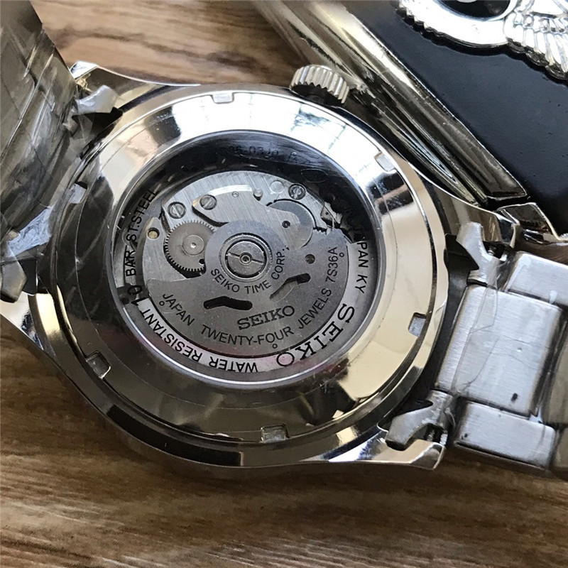 Men's Automatic Mechanical Watch 904L Stainless Steel 43 mm- SK 8
