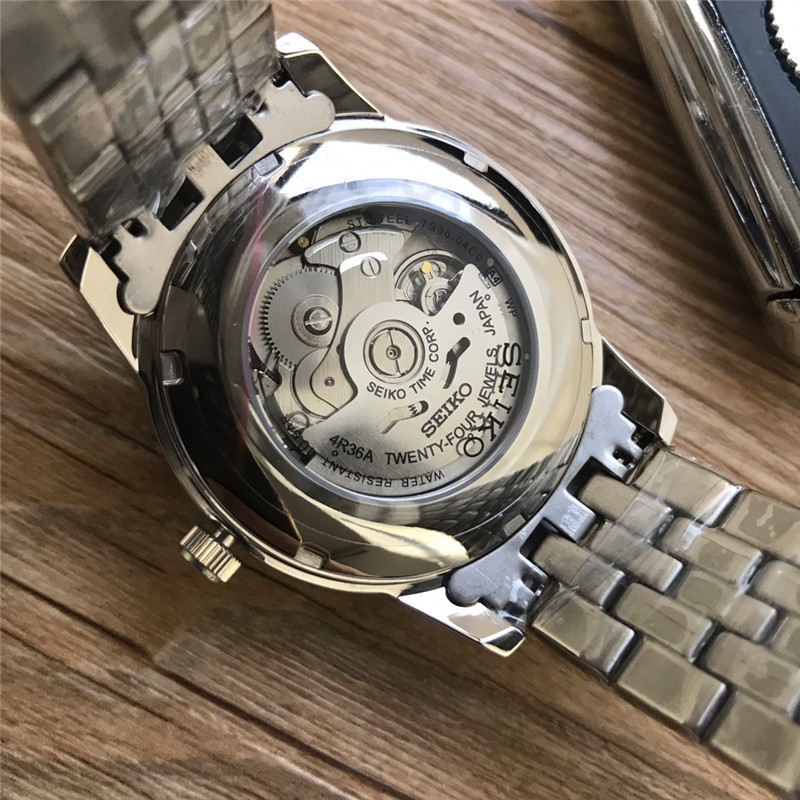 Men's Automatic Mechanical Watch 904L Stainless Steel 43 mm- SK 9