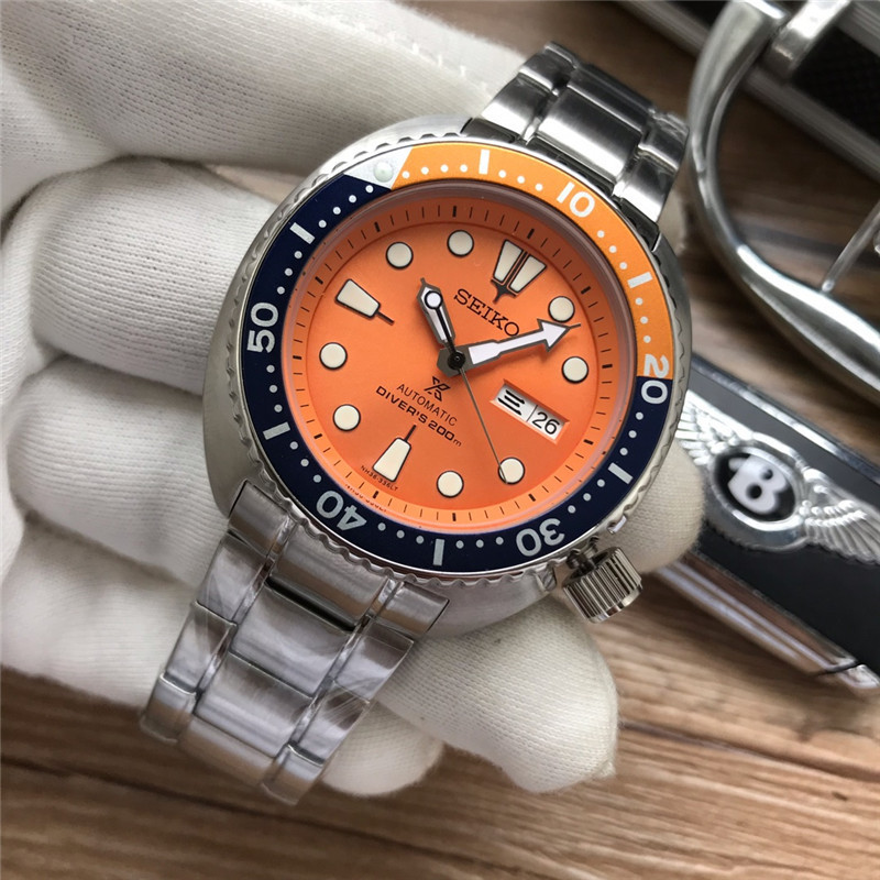 Men's Automatic Mechanical Watch 904L Stainless Steel 43 mm- SK 7