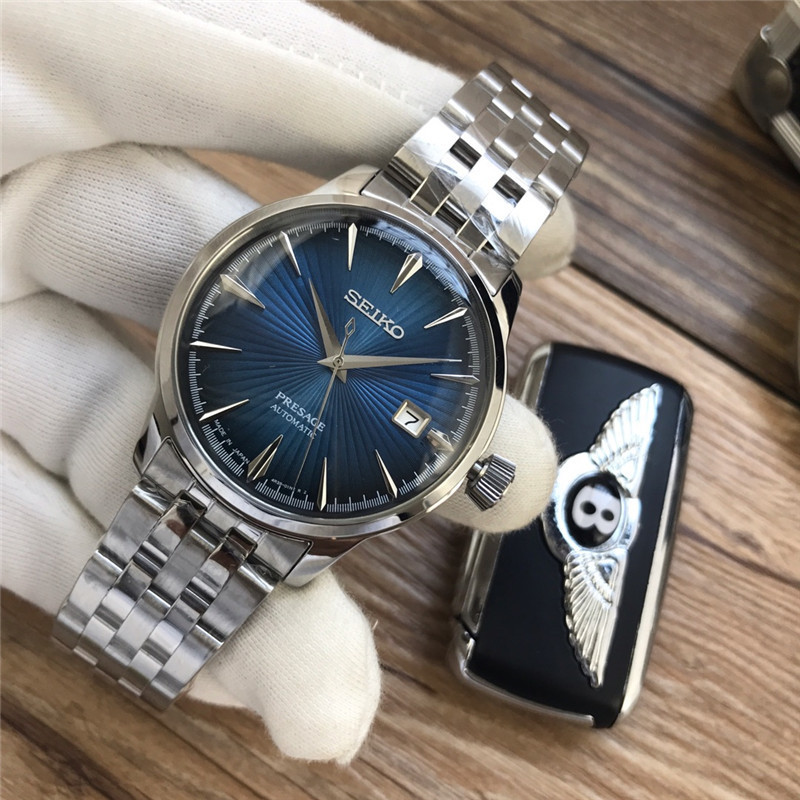 Men's Automatic Mechanical Watch 904L Stainless Steel 43mm- SK 12
