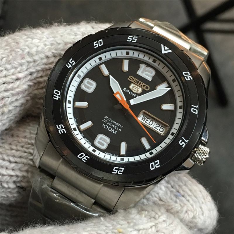 Men's Automatic Mechanical Watch 904L Stainless Steel 43mm- SK 19