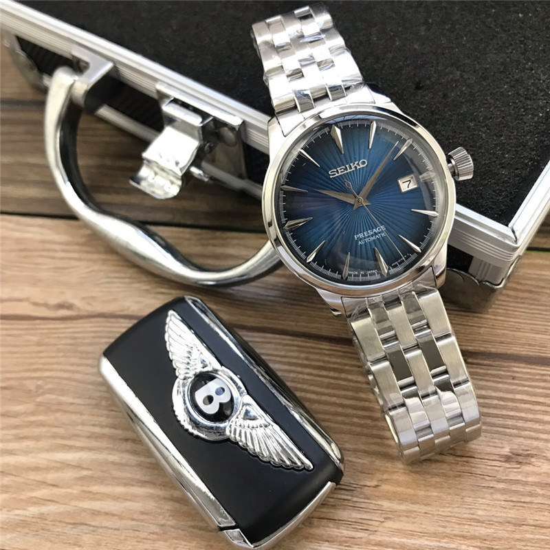 Men's Automatic Mechanical Watch 904L Stainless Steel 43mm- SK 12