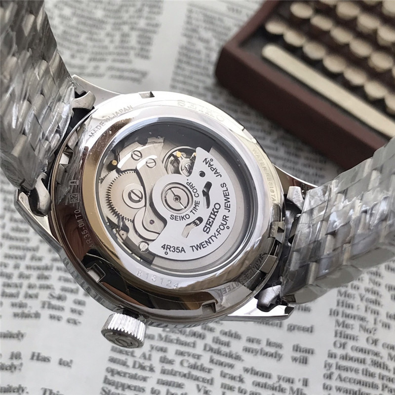 Men's Automatic Mechanical Watch 904L Stainless Steel 43mm- SK 12