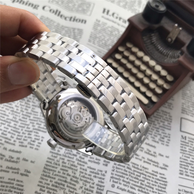 Men's Automatic Mechanical Watch 904L Stainless Steel 43mm- SK 12