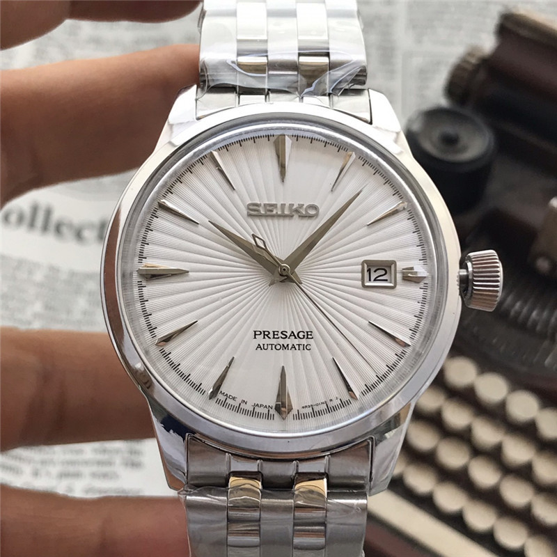 Men's Automatic Mechanical Watch 904L Stainless Steel 43mm- SK 12