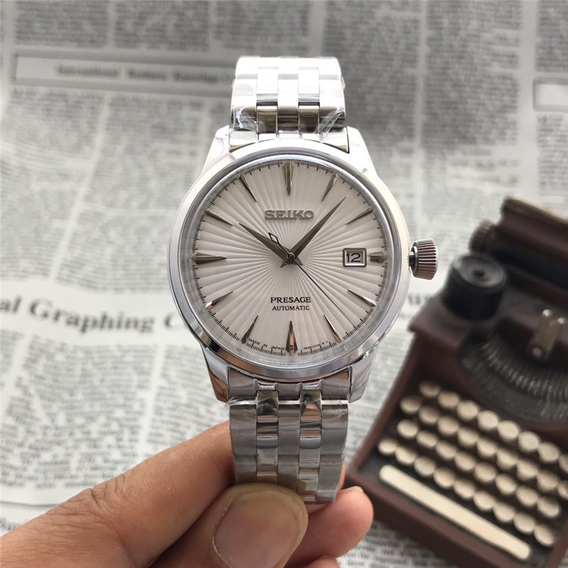 Men's Automatic Mechanical Watch 904L Stainless Steel 43mm- SK 12