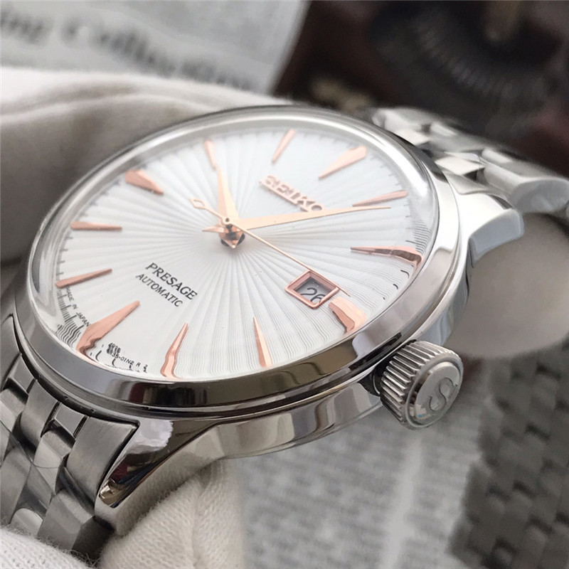 Men's Automatic Mechanical Watch 904L Stainless Steel 43mm- SK 12