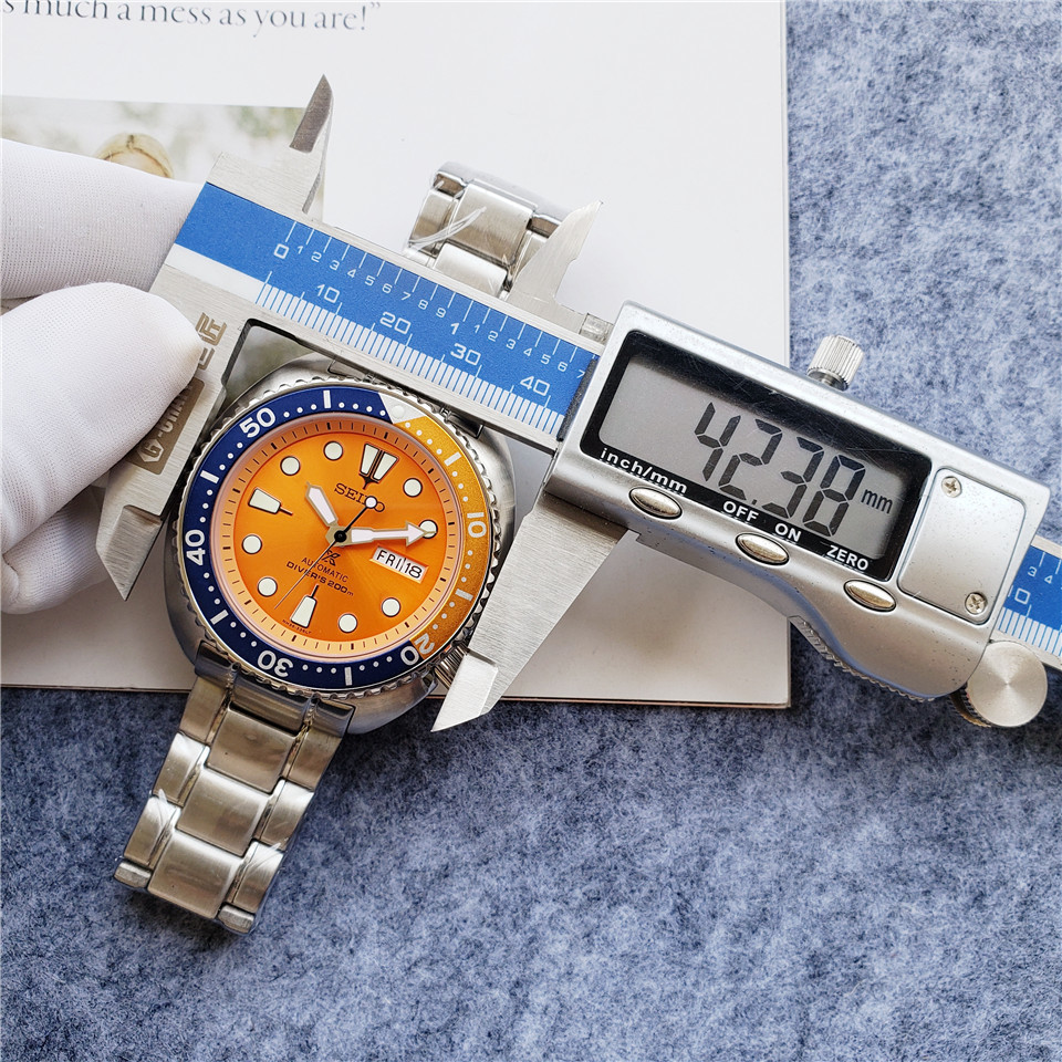 Men's Automatic Mechanical Watch 904L Stainless Steel 42mm- SK 45