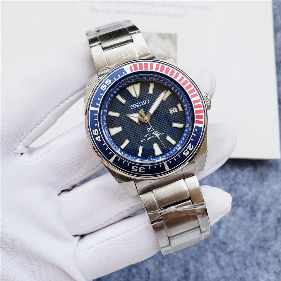 Men's Automatic Mechanical Watch 904L Stainless Steel 42mm- SK 43