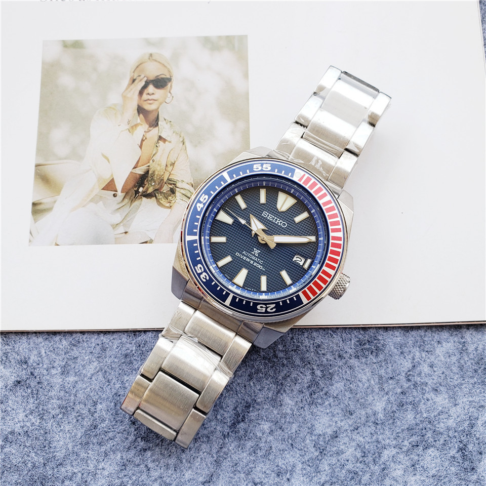 Men's Automatic Mechanical Watch 904L Stainless Steel 42mm- SK 43