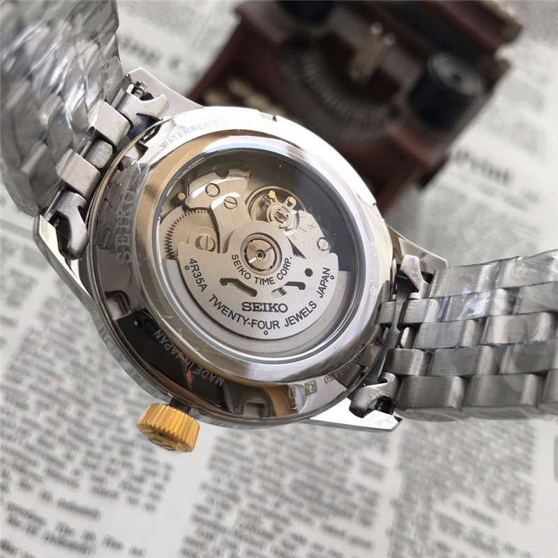 Men's Automatic Mechanical Watch 904L Stainless Steel 43mm- SK 12