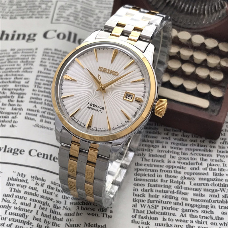 Men's Automatic Mechanical Watch 904L Stainless Steel 43mm- SK 12