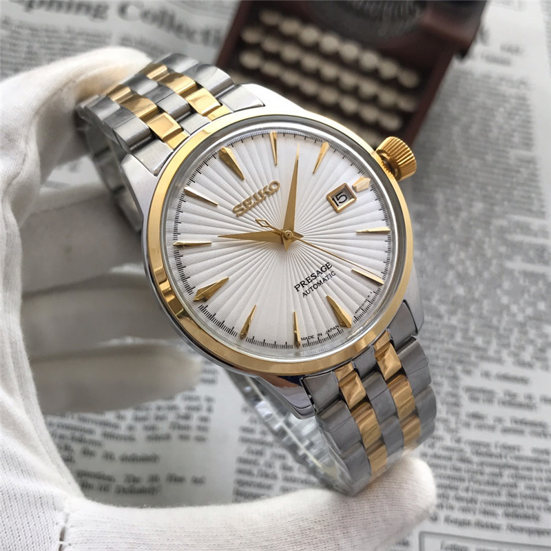 Men's Automatic Mechanical Watch 904L Stainless Steel 43mm- SK 12