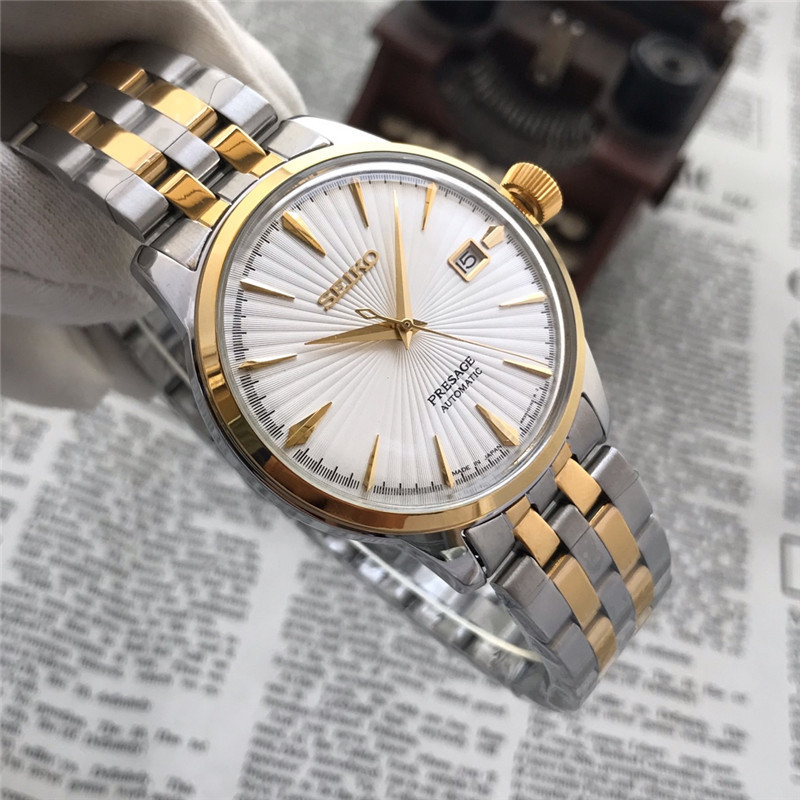 Men's Automatic Mechanical Watch 904L Stainless Steel 43mm- SK 12