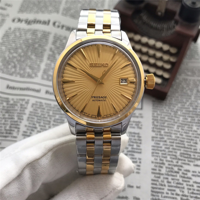 Men's Automatic Mechanical Watch 904L Stainless Steel 43mm- SK 12
