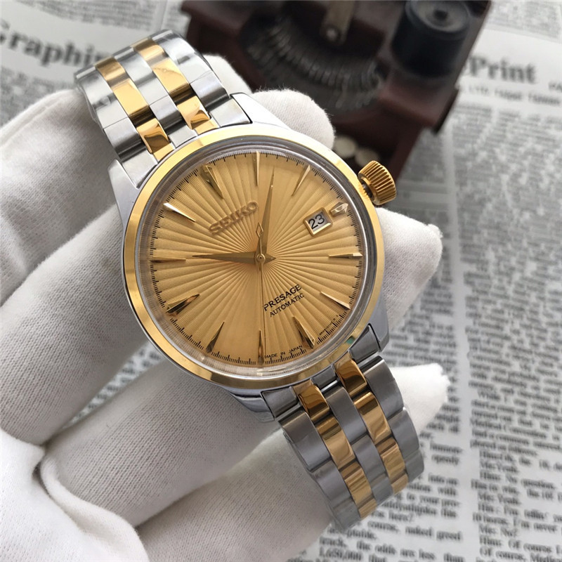 Men's Automatic Mechanical Watch 904L Stainless Steel 43mm- SK 12