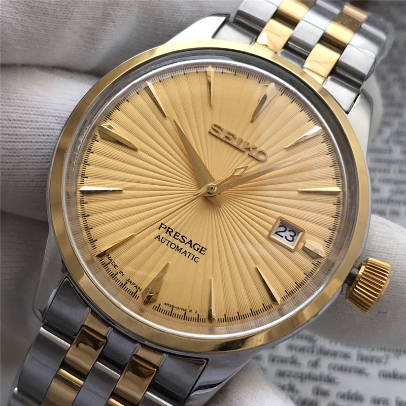 Men's Automatic Mechanical Watch 904L Stainless Steel 43mm- SK 12