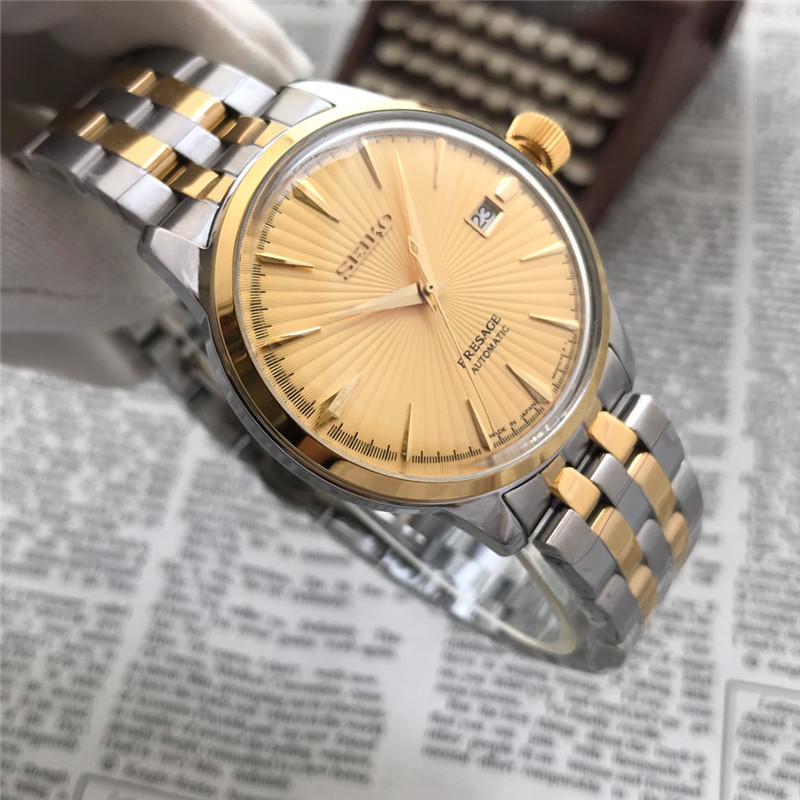 Men's Automatic Mechanical Watch 904L Stainless Steel 43mm- SK 12