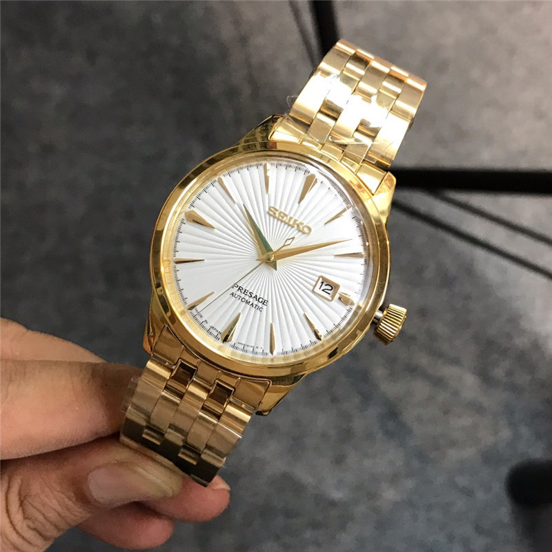 Men's Automatic Mechanical Watch 904L Stainless Steel 43mm- SK 12