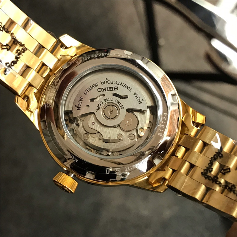 Men's Automatic Mechanical Watch 904L Stainless Steel 43mm- SK 12