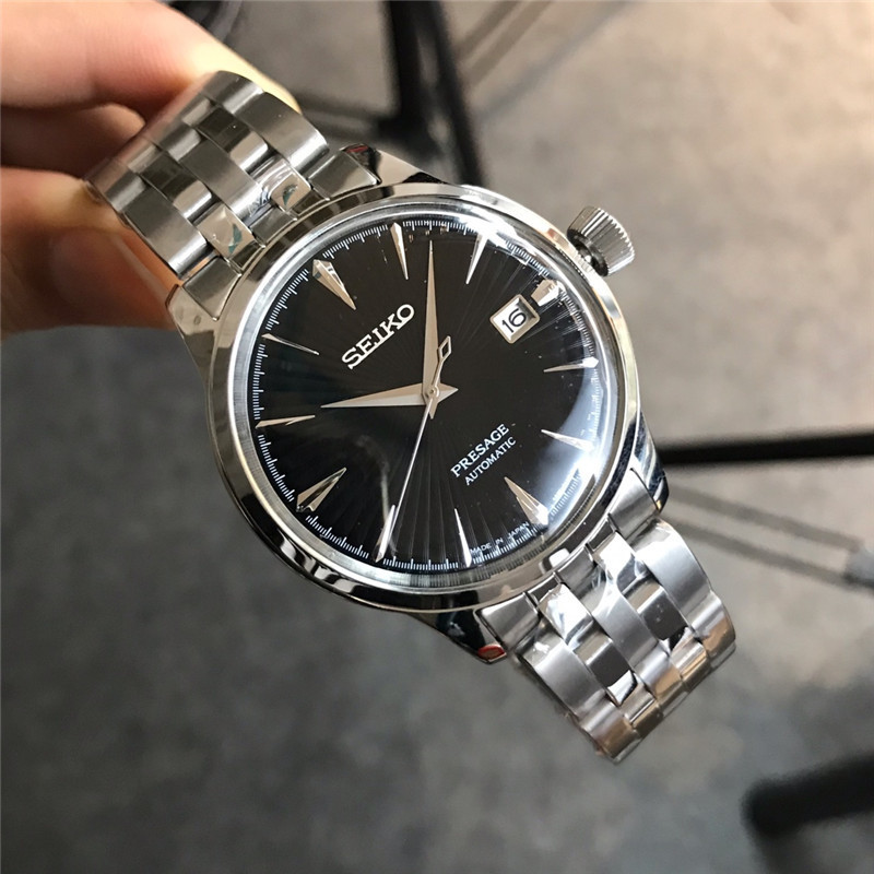 Men's Automatic Mechanical Watch 904L Stainless Steel 43mm- SK 12