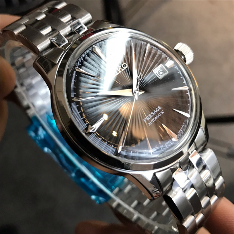 Men's Automatic Mechanical Watch 904L Stainless Steel 43mm- SK 12