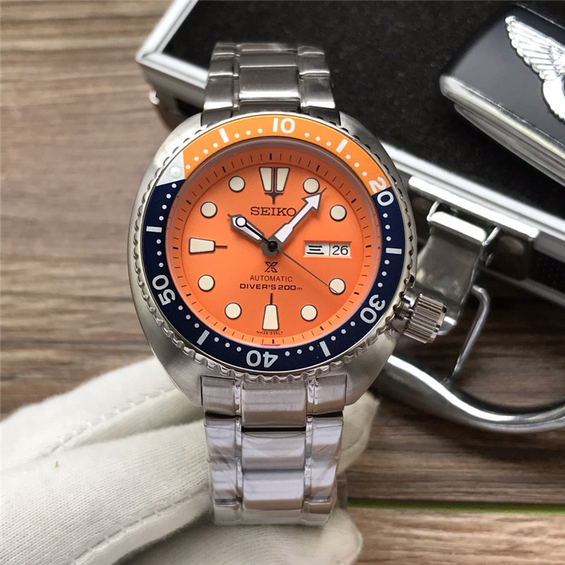 Men's Automatic Mechanical Watch 904L Stainless Steel 43 mm- SK 7