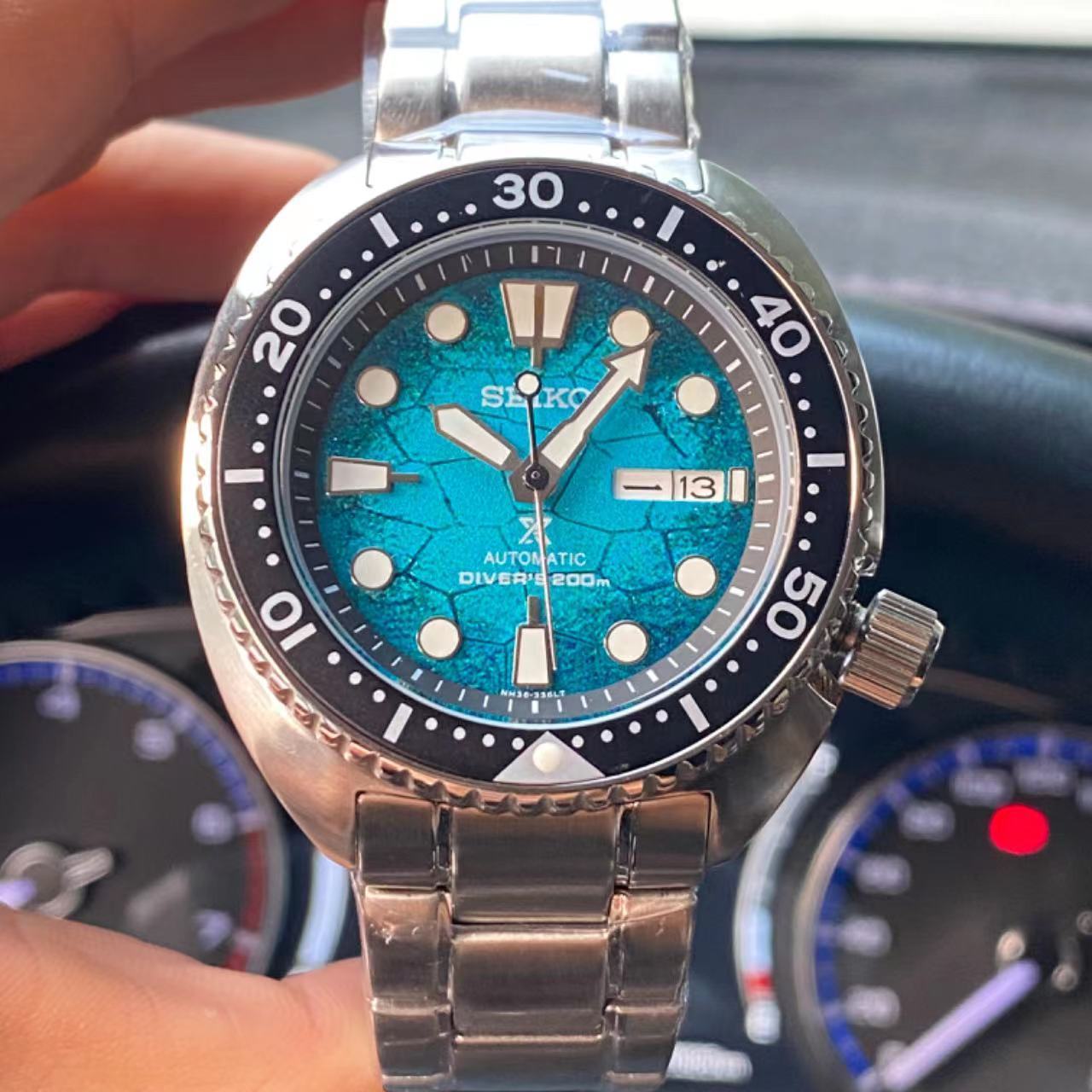 Men's Automatic Mechanical Watch 904L Stainless Steel 42 mm- SK 56
