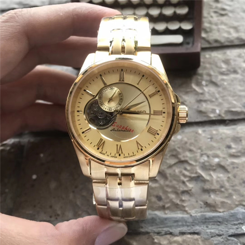 Men's Automatic Mechanical Watch 904L Stainless Steel 40 mm- SK 24