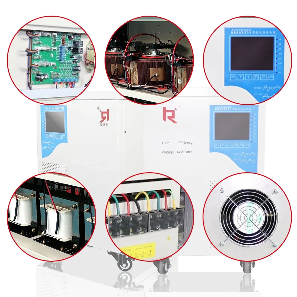 SVC小型10KVA 15KVA 20KVA 30KVA自动电压调节器3KVA 5KVA稳压器和稳定器中国