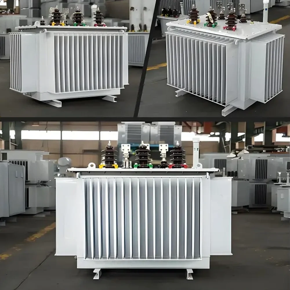 Transformador de distribución de energía eléctrica sumergido en aceite de 50 kVA, 100 kVA, 150 kVA, 200 kVA, 250 kVA, 300 kVA, 400 kVA, 450 kVA, 500 kVA y 20 kV