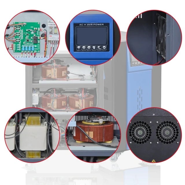 Smart 10KVA 15KVA 30KVA 40KVA 60 KVA AVR Automatic Voltage Regulator 3 Phase Voltage Regulators/Stabilizers