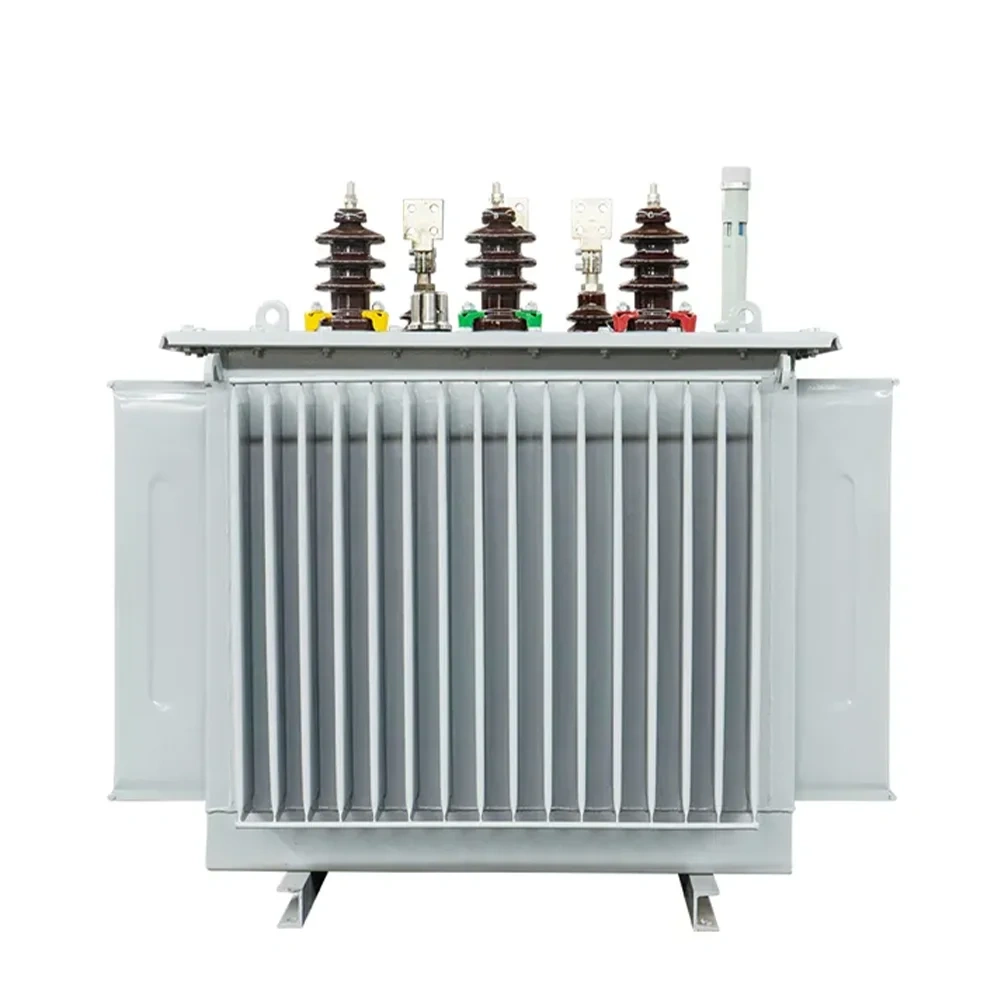 Transformador de distribución de energía eléctrica sumergido en aceite de 50 kVA, 100 kVA, 150 kVA, 200 kVA, 250 kVA, 300 kVA, 400 kVA, 450 kVA, 500 kVA y 20 kV