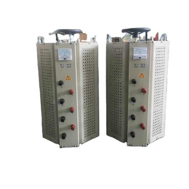 TDGC ac adjustable voltage regulator 380v 10kva three phase variable transformer