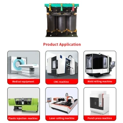 H绝缘布220v转380v 440v 415v升压三相变压器50 75 100 kva汽车50kva变压器价格